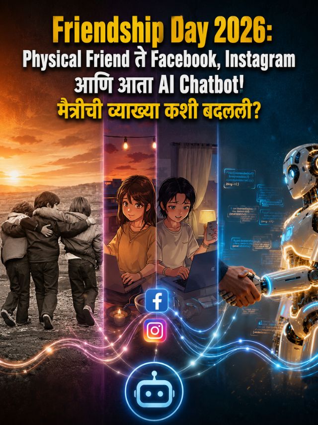 Friendship Day 2026:Physical Friend ते Facebook, Instagram आणि आता AI Chatbot! मैत्रीची व्याख्या कशी बदलली?