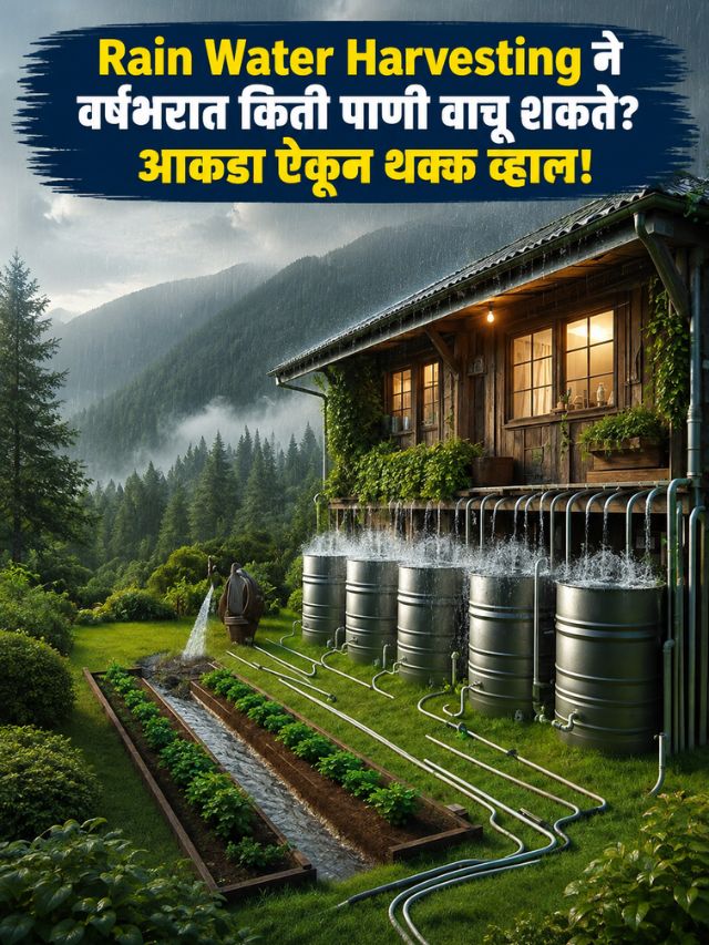 Rain Water Harvesting ने वर्षभरात किती पाणी वाचू शकते? आकडा ऐकून थक्क व्हाल!