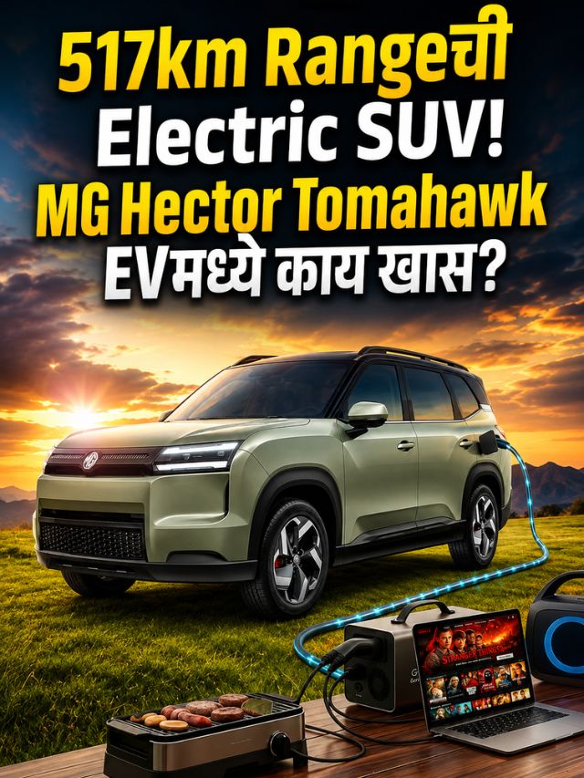 517km Rangeची Electric SUV! MG Hector Tomahawk EVमध्ये काय खास?