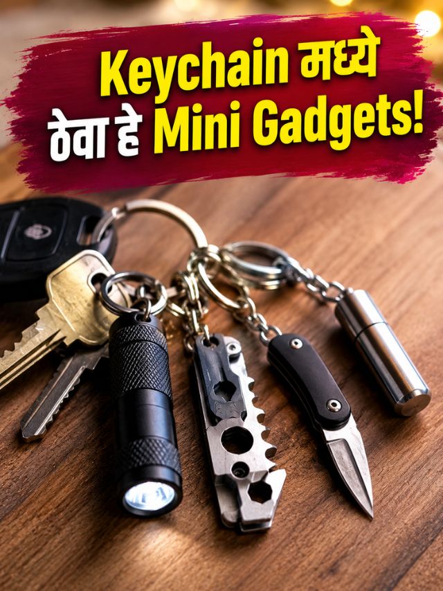 Keychain मध्ये ठेवा हे 10 Mini Gadgets! Cameraपासून Power Bankपर्यंत सगळं मिळेल एका क्लिकवर