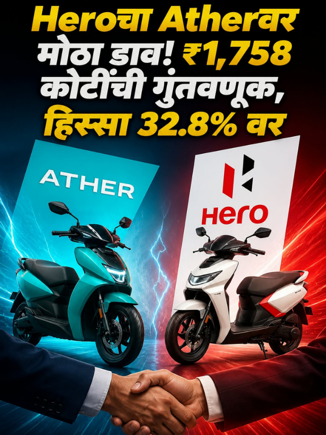 Heroचा Atherवर मोठा डाव! ₹1,758 कोटींची गुंतवणूक, हिस्सा 32.8% वर