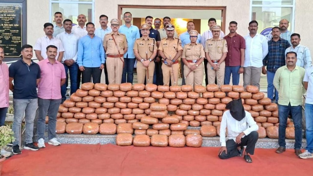Sangli News: मिरजेत पावणे दोन कोटींचा गांजा जप्त, ३०० किलो गांजा आणि २५ लाखांचा कंटेनर ताब्यात; ओडिशातून विक्रीसाठी पुण्याकडे