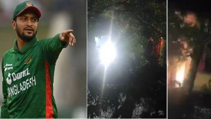 Bangladesh : बांगलादेशचा स्टार क्रिकेटपटू शकिब अल हसनच्या घरावर अज्ञात समाजकंटकांचा हिंसक हल्ला; घर पेटवण्याचा प्रयत्न