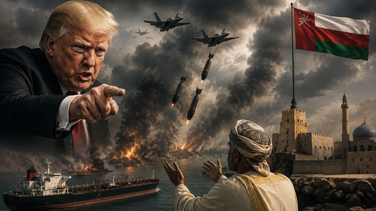 Hormuz Crisis : ओमानला ट्रम्प यांचा इशारा; इराणसोबतच्या करारावर अडथळा आणल्यास बॉम्बिंग करू