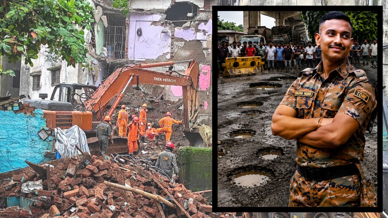 TDRF Jawan Vikas Gore: आणखी एक बळी! रस्त्यावरील खड्ड्याने हिरावला TDRF जवानाचा जीव; भिवंडी दुर्घटनेतील बचाववीर काळाच्या पडद्याआड
