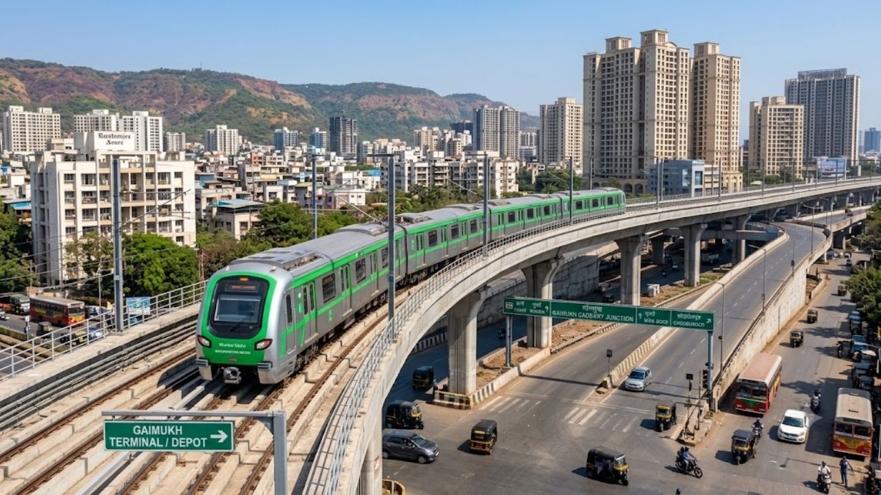 Thane Metro News: गायमुख-कॅडबरी जंक्शन मेट्रोला हिरवा कंदील; वर्षअखेरीस सेवा सुरू होण्याची शक्यता
