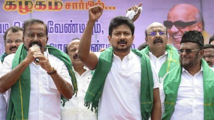 तामिळनाडूत राजकीय वाद पेटला! CM विजय, अभिनेत्री त्रिशावर कथित आक्षेपार्ह टिप्पणी; उदयनिधी स्टॅलिन पोलिसांच्या ताब्यात