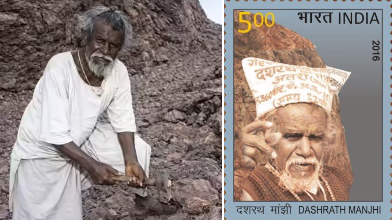 ‘माउंटेन मॅन’ दशरथ मांझी! केवळ छिन्नी-हातोड्याच्या बळावर २२ वर्षांत डोंगर फोडून रस्ता करणारा महामानव