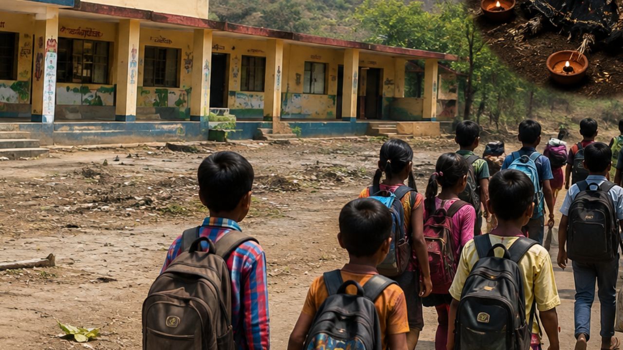 Amravati News: डोमा आश्रमशाळा पडली ओस! भीती, अफवांमुळे ६०० विद्यार्थ्यांचे गावाकडे पलायन; मेळघाटात अंधश्रद्धेचा कहर