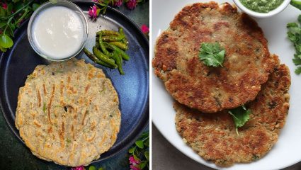 श्रावणी सोमवार स्पेशल रेसिपी! वाटीभर राजगिऱ्याच्या पिठाचा वापर करून झटपट बनवा खमंग थालीपीठ