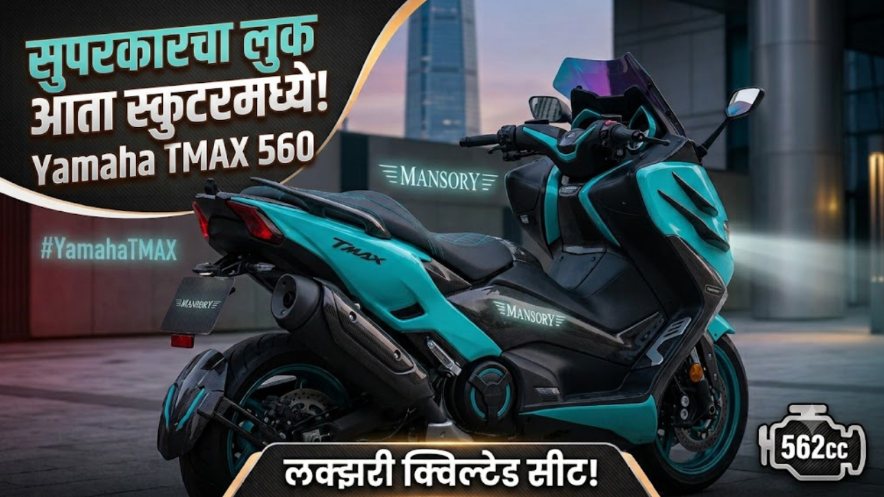 सुपरकारचा लुक आता स्कुटरमध्ये! ‘Mansory’ ने मॉडिफाय केली Yamaha TMAX 560; पाहा काय आहे खास