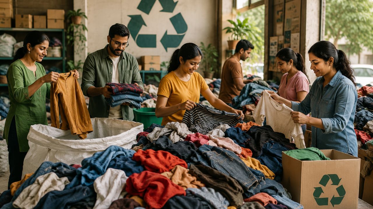 जुन्या कपड्यांना नवी दिशा! रिफाइबरची ‘न वापरलेल्या कपड्यांपासून स्वातंत्र्य’ मोहीम, मुंबईतून २.७ टन कपडे जमा