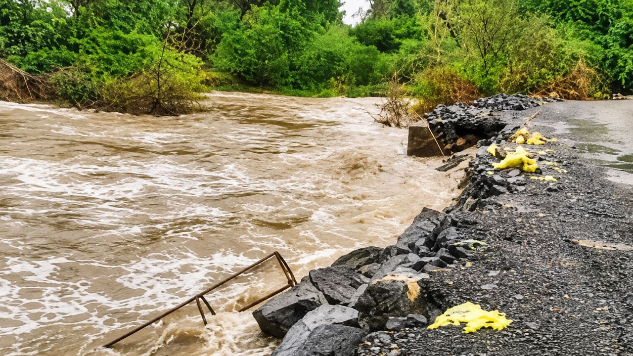 Palghar News: चिखलेत समुद्रधूपचा वाढता धोका कायम! नवीखाडी, वडकतीपाडातील किनारा ढासळल्याने उद्भवली स्थिती