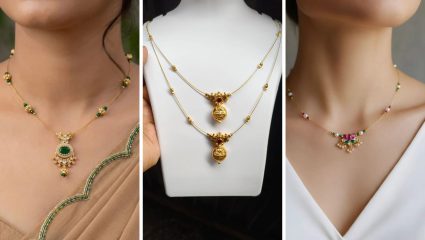 गौरी-गणपतीच्या सणासाठी स्पेशल दागिना! ‘या’ Invisible Necklace डिझाईन्स वरून हटणार नाही नजर