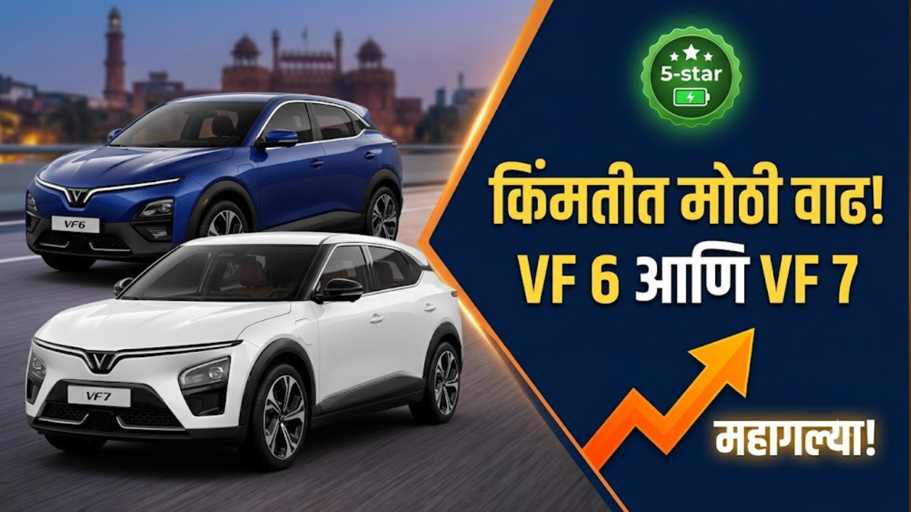 VinFast Price Hike: VinFast VF 6 आणि VF 7 च्या किमतीत वाढ! १.१३ लाख रुपयांपर्यंत महागल्या या इलेक्ट्रिक कार्स