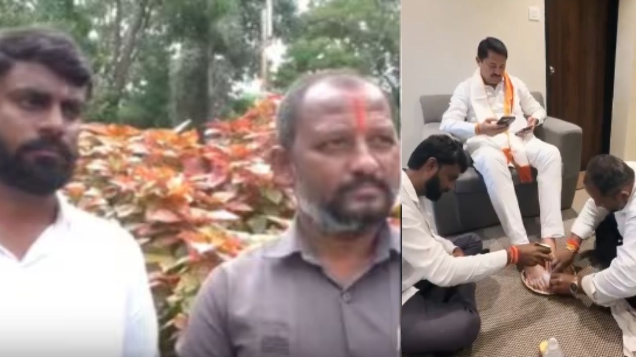 Nana Patole: नाना पटोले यांचे पाय धुतानाचा Video व्हायरल, भाजप नेत्यांचा हल्लाबोल; तर काँग्रेस पदाधिकाऱ्याने चांगलेच सुनावले