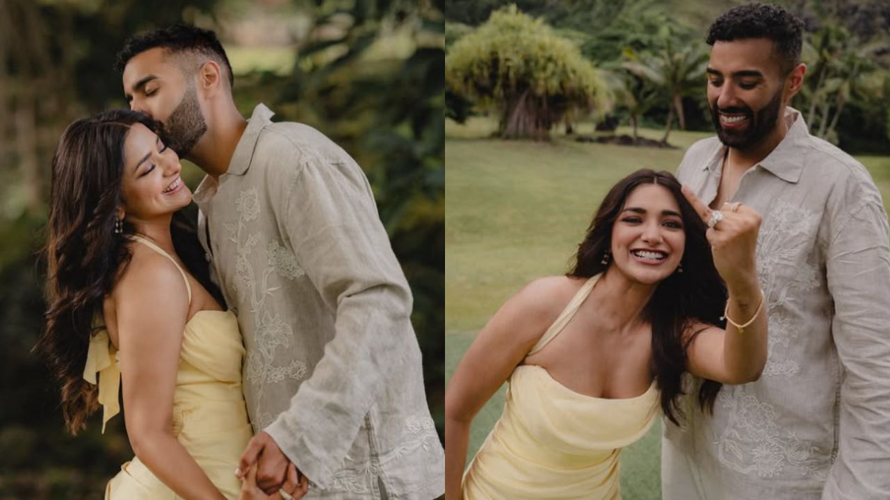 Jiya Shankar Engagement: ‘वेड’ फेम जिया शंकरचा साखरपुडा! दीर्घकाळाचा बॉयफ्रेंड करणसोबत बांधली रेशीमगाठ; फोटो सोशल मीडियावर Viral