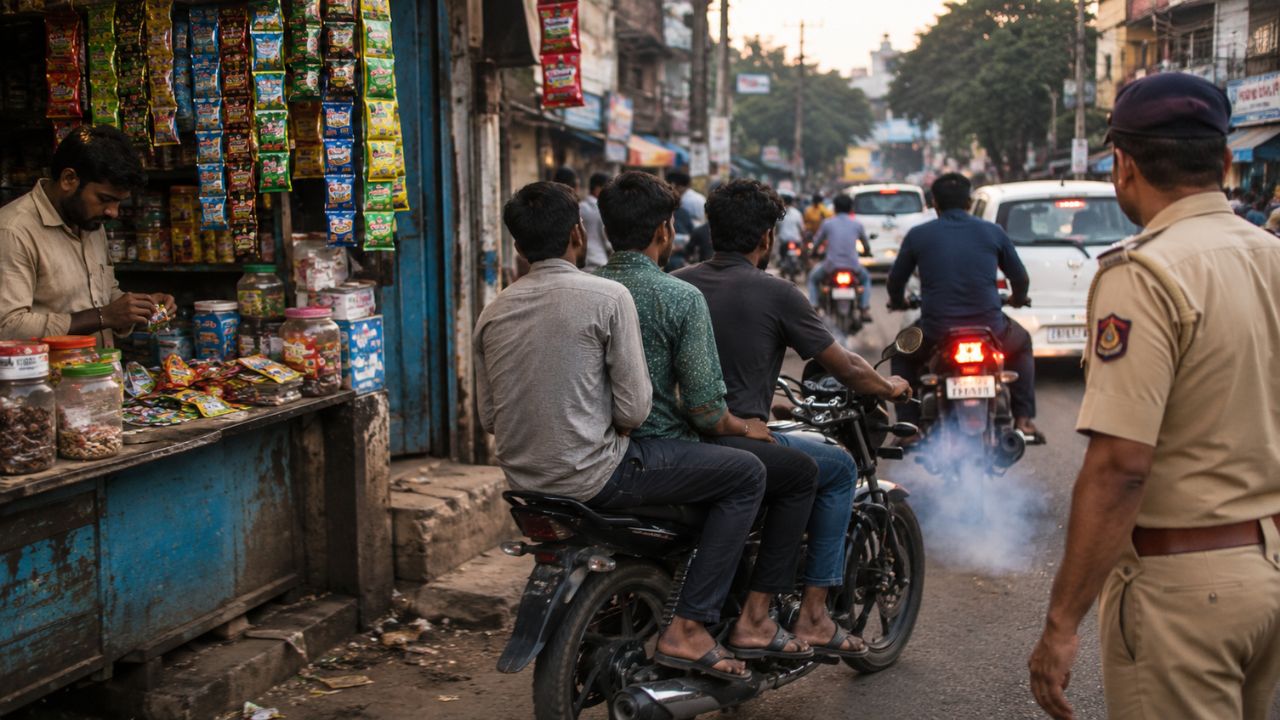 Wai News: वाई शहरात पोलिसांचा धाक उरलाय की नाही? बेकायदेशीर गुटखा विक्री, ट्रिपल सीट अन् बुलेटच्या फटाक्यांनी वाईकर हैराण