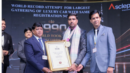‘८९९०’ नंबर प्लेट असलेल्या २५० लक्झरी गाड्या एकत्र आणत महिपाल सिंह यांच्या क्लबने रचला नवा जागतिक विक्रम