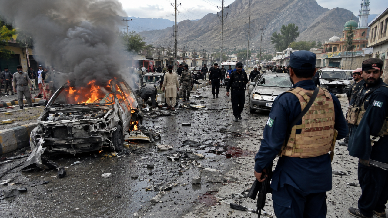 Blast in Pakistan : चिथडे उडाले , सात जणांचा मृत्यू ;खैबर पख्तूनख्वात आत्मघाती बॉम्बहल्ला