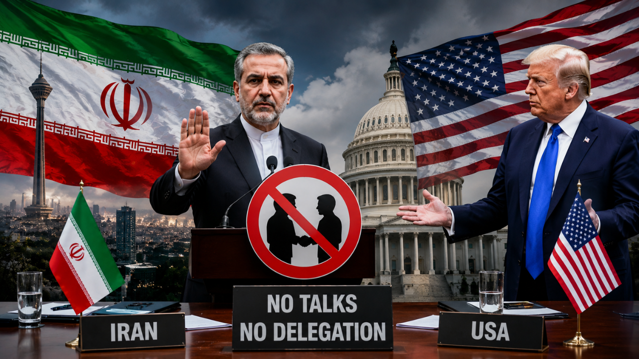 Iran-US Relations : अमेरिकेला इराणचा स्पष्ट नकार; चर्चा नाही, प्रतिनिधीमंडळही जाणार नाही..