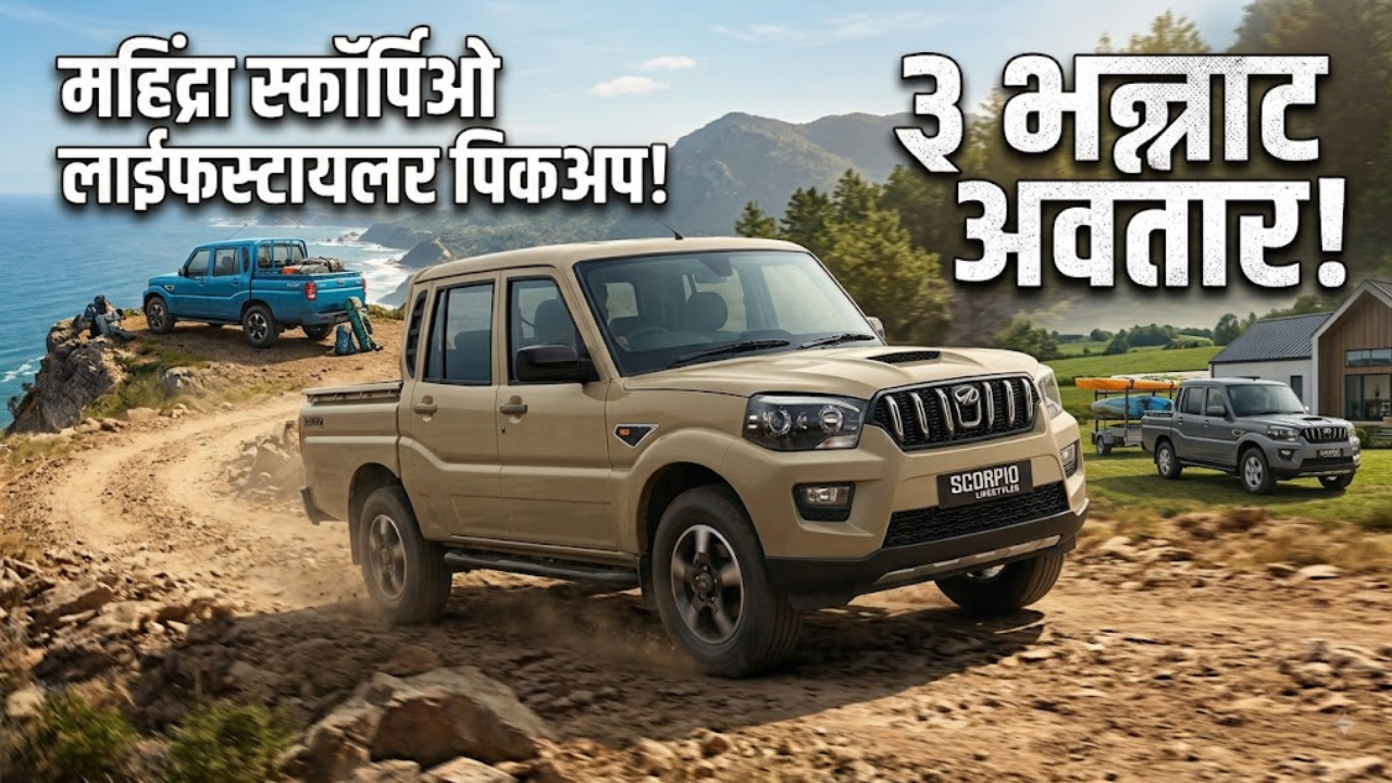 महिंद्रा स्कॉर्पिओ लाइफस्टायलर! लाइफस्टाईल पिकअप प्रेमींसाठी ३ नवीन डिझाइन थीम! पाहा काय आहे खास?