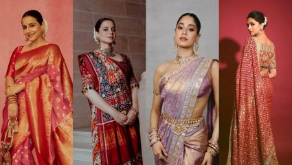 National Handloom Day: भारताच्या विणकाम परंपरेचा अभिमान, रेखापासून जान्हवीपर्यंत हँडलूम साड्यांच्या प्रेमात