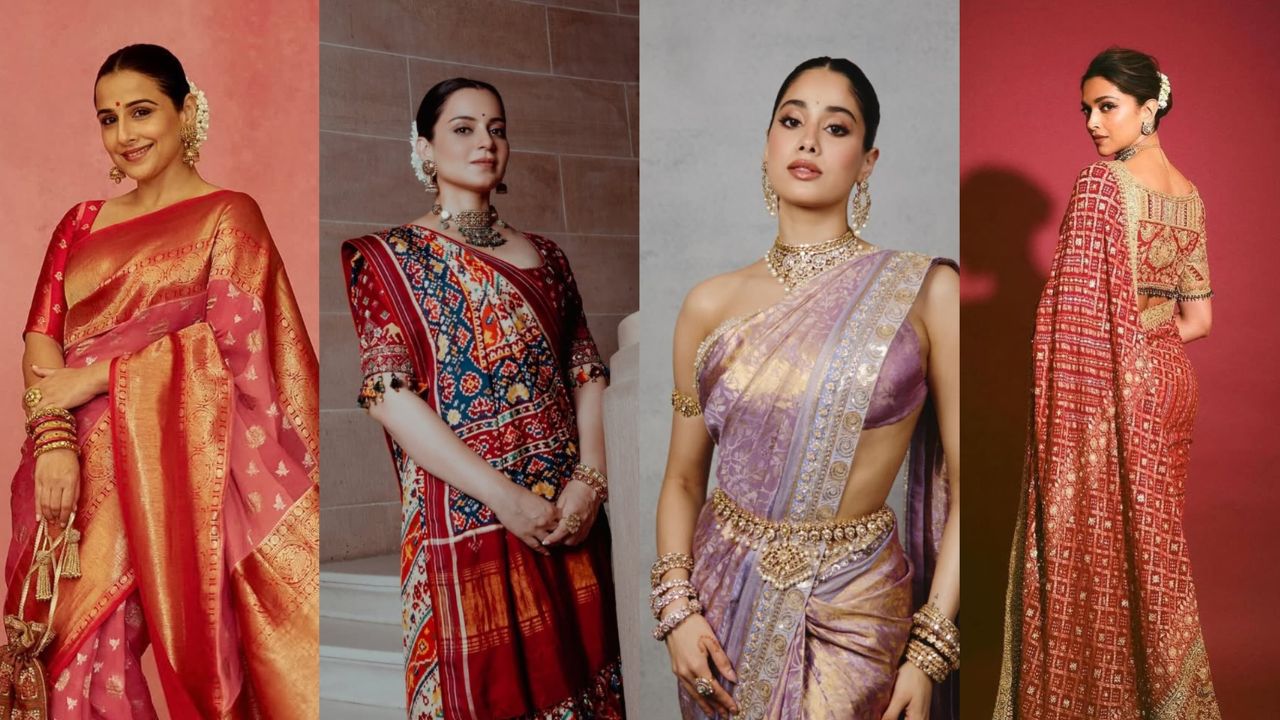 National Handloom Day: भारताच्या विणकाम परंपरेचा अभिमान, रेखापासून जान्हवीपर्यंत हँडलूम साड्यांच्या प्रेमात