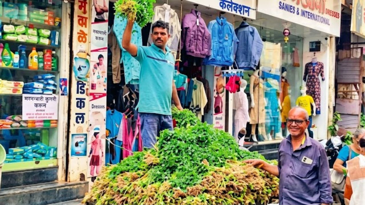 Raigad News: महाडकरांना मोठा दिलासा! कोथिंबिरीची आवक वाढली, दर थेट १० रुपयांवर