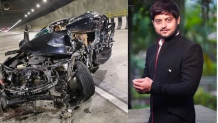 मुंबई-पुणे एक्स्प्रेस वेवर भीषण अपघात; काँग्रेसच्या युवा नेत्याचा जागीच मृत्यू