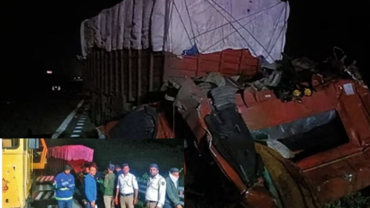 Buldhana News: समृद्धीवरील अपघातात एक ठार, क्लीनर किरकोळ जखमी; ट्रकची समोरील वाहनाला धडक