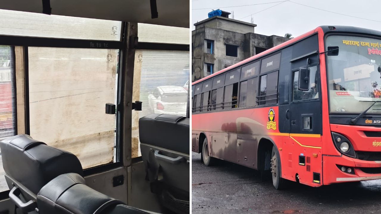 Alibag News: तिकिटामागे ₹2 स्वच्छता अधिभार, तरी एसटी बस चिखलाने माखलेल्या; ‘नोटेड’ च्या पलीकडे कारवाई कधी? प्रवाशांचा संताप