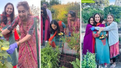 Ashwini Bhave USA Home: अश्विनी भावेंच्या अमेरिकेतील घरी मराठी कलाकारांची खास भेट; घराजवळची बाग पाहून नीना कुलकर्णी भारावल्या