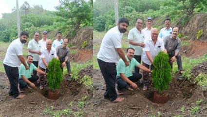 बावधनमध्ये ‘मंगलमूर्ती सोशल क्लब’चा उपक्रम! ‘नाना-नानी पार्क’ची मुहूर्तमेढ; समाजऋण फेडण्यासाठी वृक्षारोपण