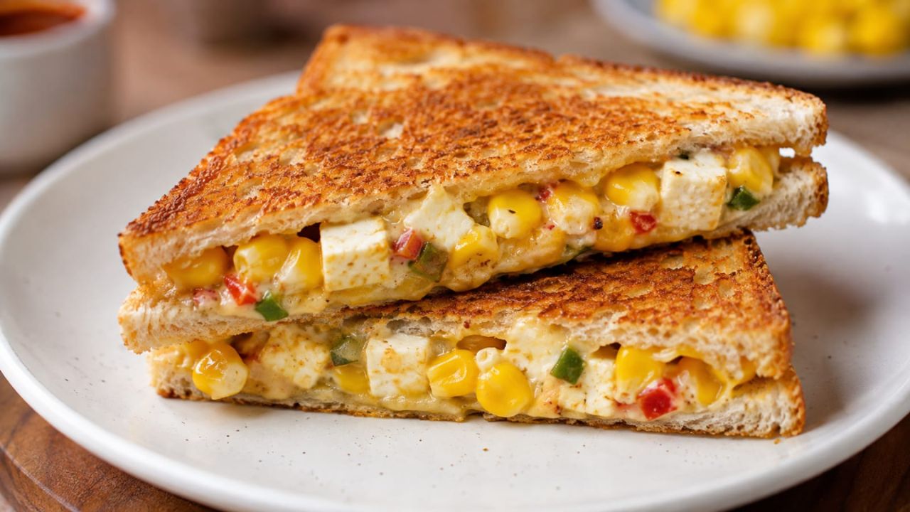 Paneer Corn Sandwich: झटपट आणि हेल्दी नाश्ता हवा? मग ट्राय करा पनीर- कॉर्न सँडविच, वाचा सोपी रेसिपी