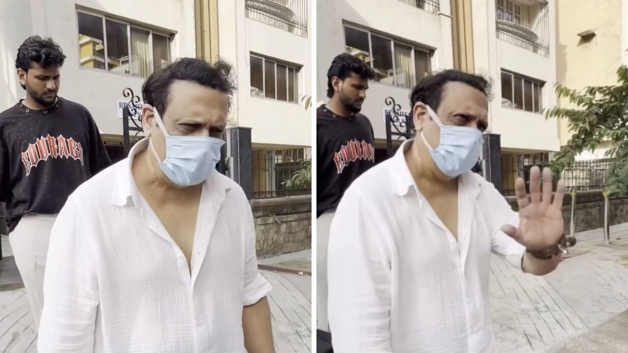 Govinda Video:तोंडावर मास्क अन् चेहऱ्यावर थकवा; गोविंदा रुग्णालयातून बाहेर पडतानाचा VIDEO व्हायरल