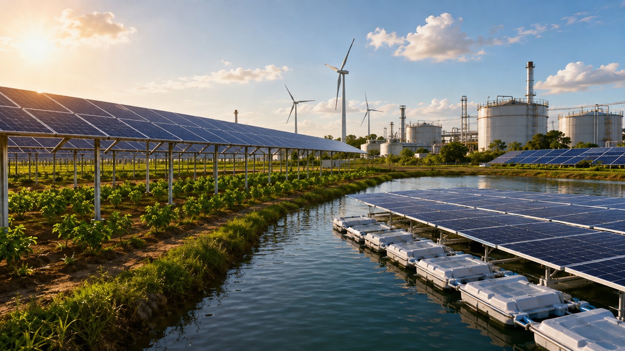 HPCL Renewable Energy: वीजनिर्मितीसोबत जमीन-पाण्याचीही बचत; HPCLचे कृषी-सौर आणि फ्लोटिंग सोलार मॉडेल ठरणार गेमचेंजर