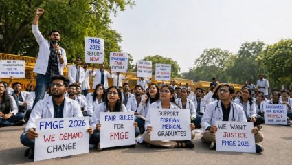 FMGE Exam: मेडिकलच्या विद्यार्थ्यांचे जंतर मंतरवर आंदोलन; जाणून घ्या नेमक्या काय आहेत उमेदवारांच्या मागण्या?