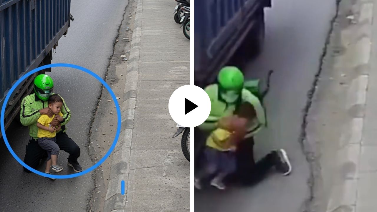 हा खरा सुपरहिरो…! २ सेंकदाचा तो थरार अन् मृत्यूच्या दाढेतून डिलिव्हरी बाॅयने वाचवले चिमुकल्याचे प्राण; Video Viral