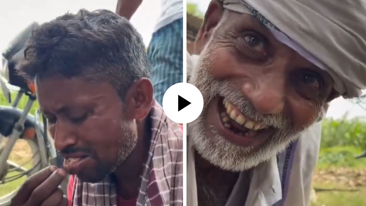 चोरीच्या आरोपात पकडलं, पण गावकऱ्यांनी मारहाण न करता आधी दिली भाजी-भाकरी; नक्की काय घडलं? पाहा Viral Video