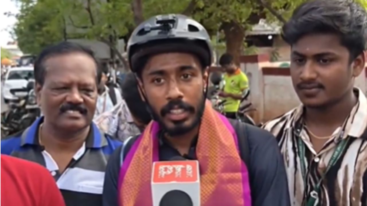 ७ हजार किमी पार केलं, आता एक चाकी सायकलवर एव्हरेस्ट बेस कॅम्प गाठण्याचं ध्येय… केरळच्या तरुणाचं भन्नाट चॅलेंज; Video Viral