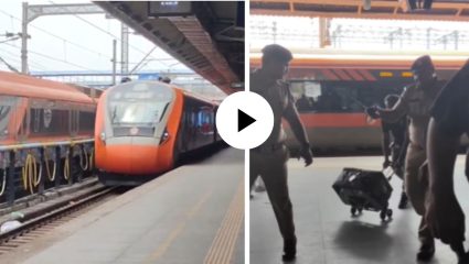 २२९ किमीचा जीवदान प्रवास! वंदे भारतमधून धावलं धडधडतं हृदय; VIDEO पाहून सर्वच हैराण