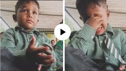 ‘मी तुझ्यावर प्रेम करत नाही…’; मॅडमचे शब्द ऐकताच चिमुकल्याला ढसाढसा रडू अनावर, Video Viral