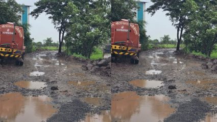 कोरेगाव-बिरदवडी रस्त्याची तातडीने दुरुस्ती करा; ग्रामस्थांचे जिल्हाधिकारी जितेंद्र डुडी यांना साकडे