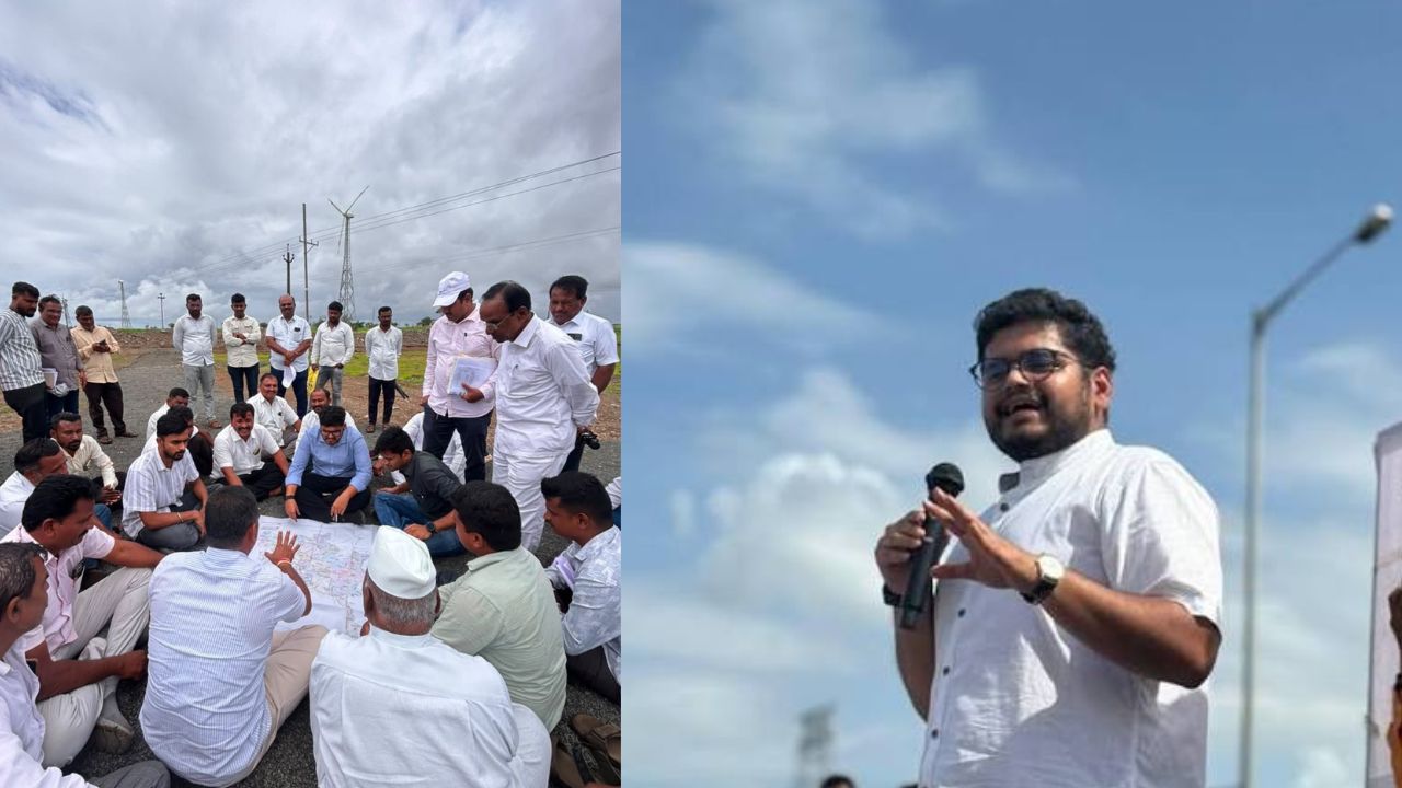 माळरान तुडवत रोहित पाटलांची सिंचन योजनांची पाहणी; पंपहाऊसपासून पाइपलाइनपर्यंत घेतला आढावा