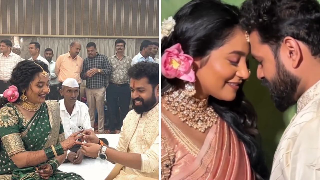 Rucha Gaikwad Engagement: थाटात पार पडला ऋचा गायकवाड आणि प्रथमेशचा साखरपुडा; अभिनेत्रीचा लूक चर्चेत, फोटो व्हायरल