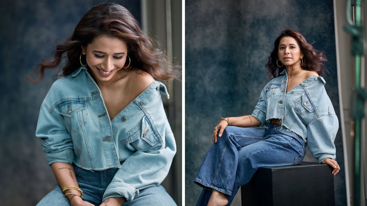 Shreya Bugde Photos : ‘कॉमेडी क्वीन’ श्रेया बुगडेचं डेनिम शर्ट-जीन्समध्ये ग्लॅमरस फोटोशूट, स्टायलिश लूकने वेधलं लक्ष