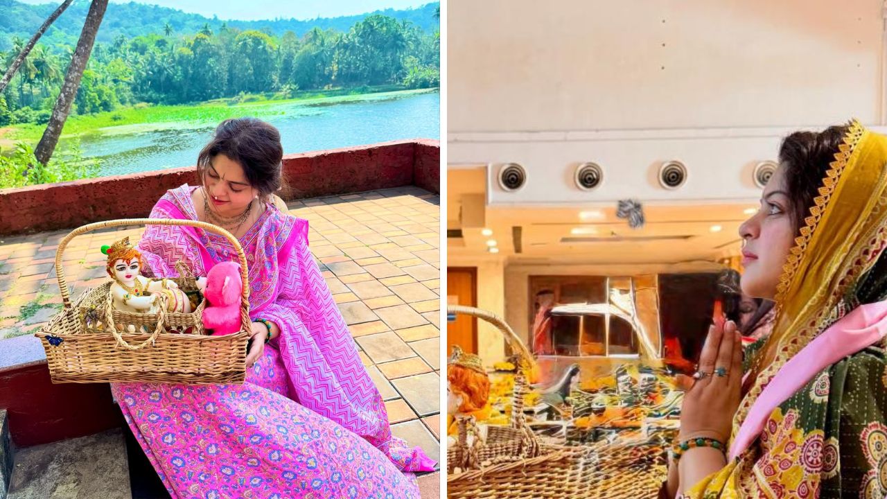 दोन तुटलेल्या संसारानंतर आता कृष्णभक्तीत लीन, मराठमोळ्या अभिनेत्रीने धरली अध्यात्माची वाट; वृंदावनात सापडलं नवं आयुष्य