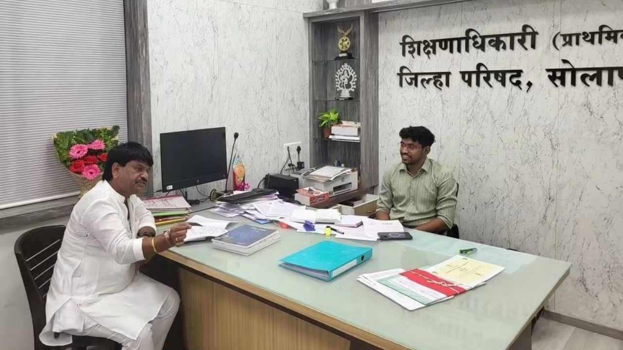 प्रभारी शिक्षणाधिकारी प्रशांत आरबाळे अडचणीत? मुख्याध्यापक महांतेश्वर कट्टीमनी यांच्या तक्रारीची शिक्षणाधिकाऱ्यांकडून दखल