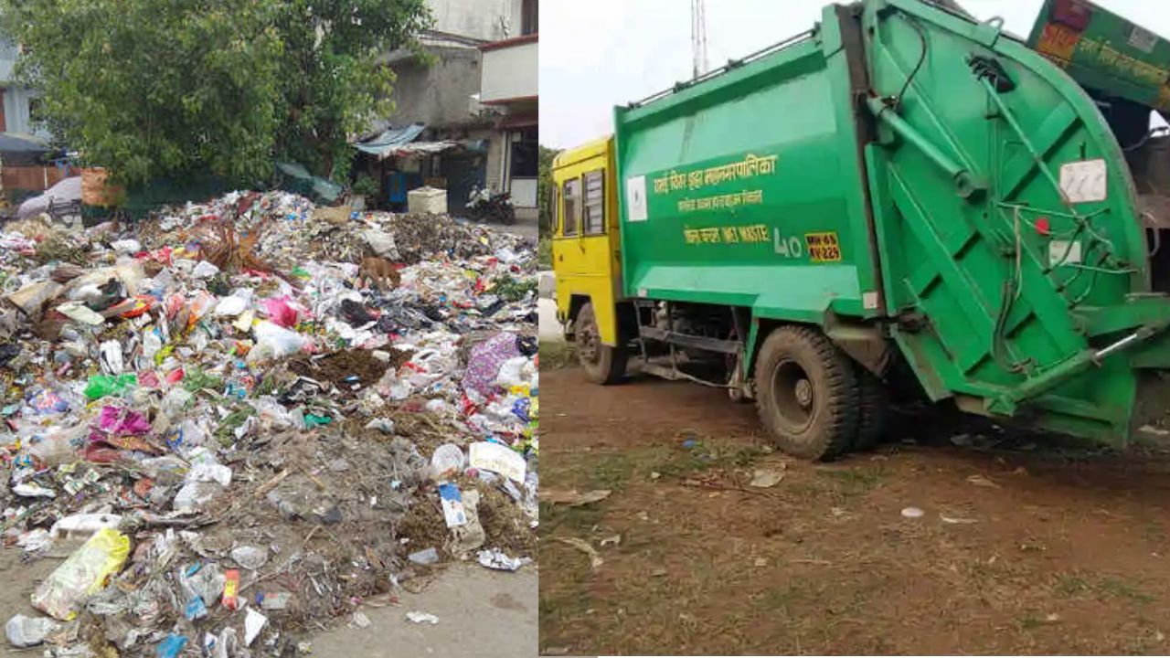 Buldhana News: कारंजात घंटागाड्यांची ‘उलंगवाडी’! घरोघरी कचऱ्याचे ढीग; पालिका प्रशासन व लोकप्रतिनिधींवर नागरिक संतप्त